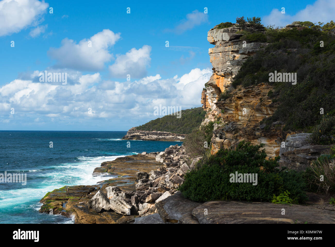 Klippen am Manly, Sydney, NSW, Australien Stockfoto