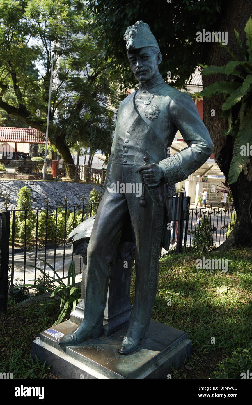 Statue von Sir Frank Swettenham in der Verbindung der Nationalen Museum Malaysia Stockfoto