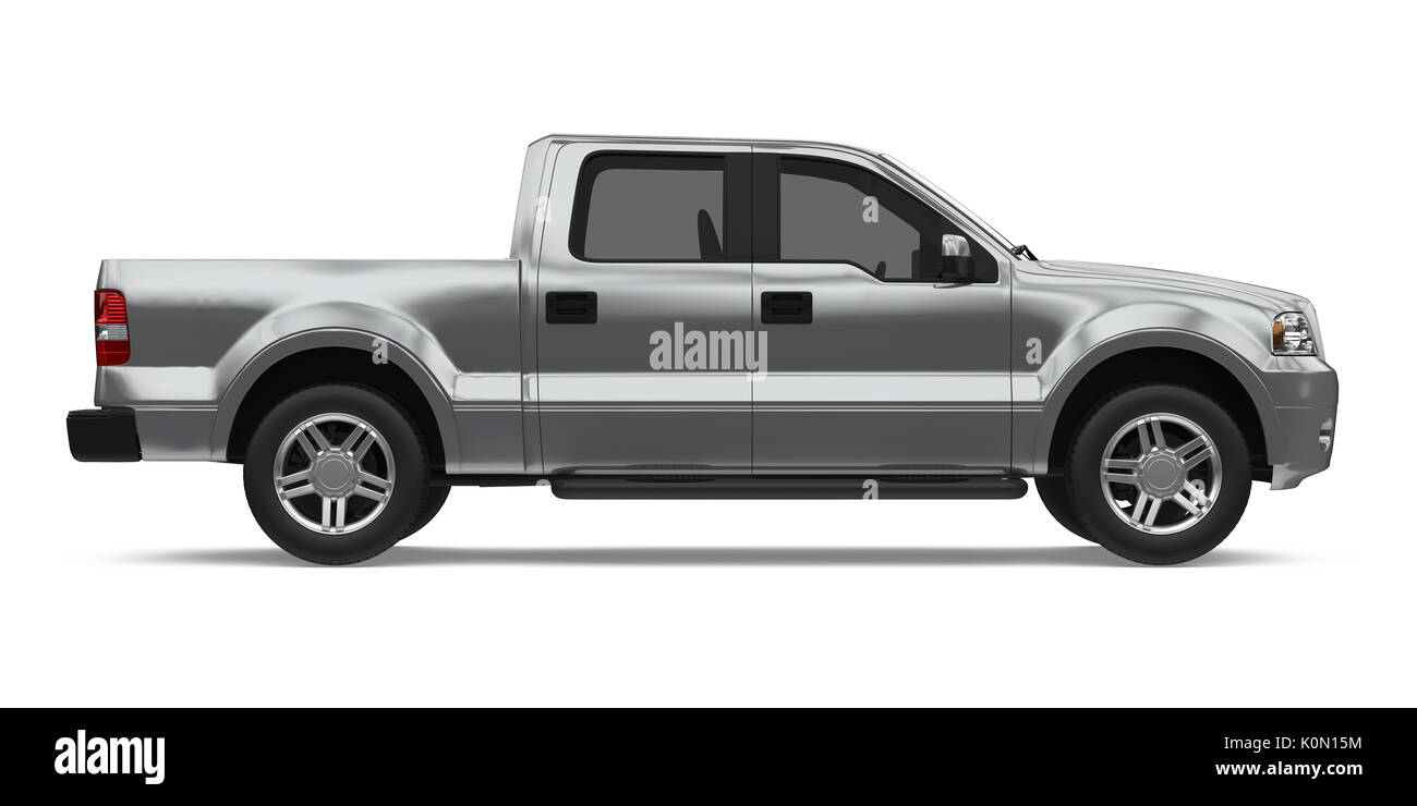 Pickup-Truck, isoliert Stockfoto