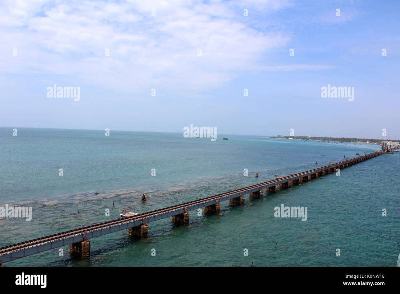 Natur Schönheit am besten erfasst in Südindien auf Rameshwaram. Stockfoto