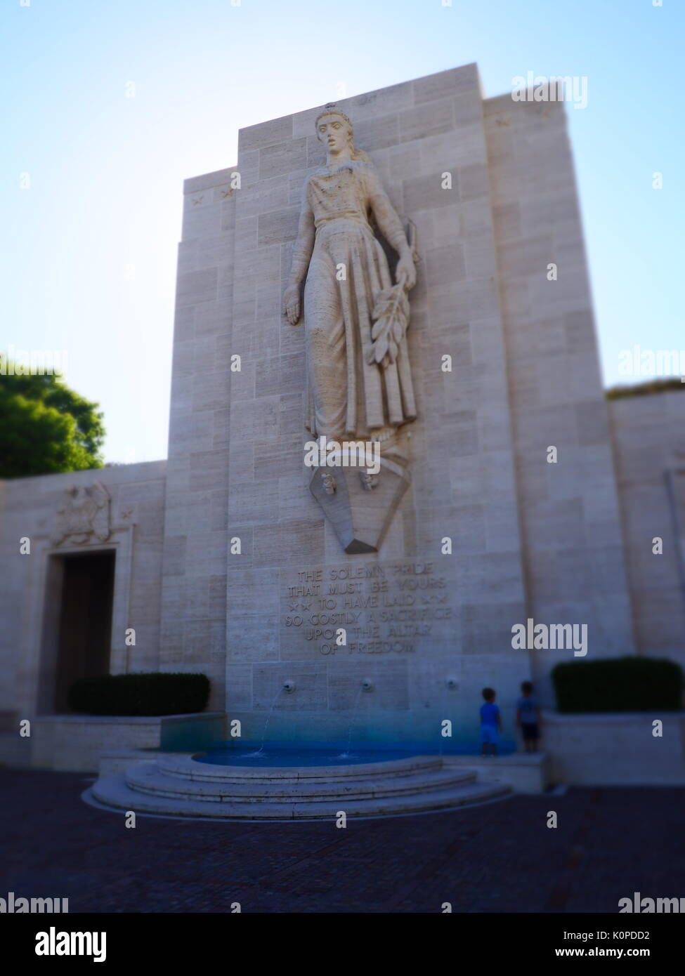 Der Nationalen Gedenkstätte Friedhof der Pazifischen Honolulu, Hawaii Stockfoto