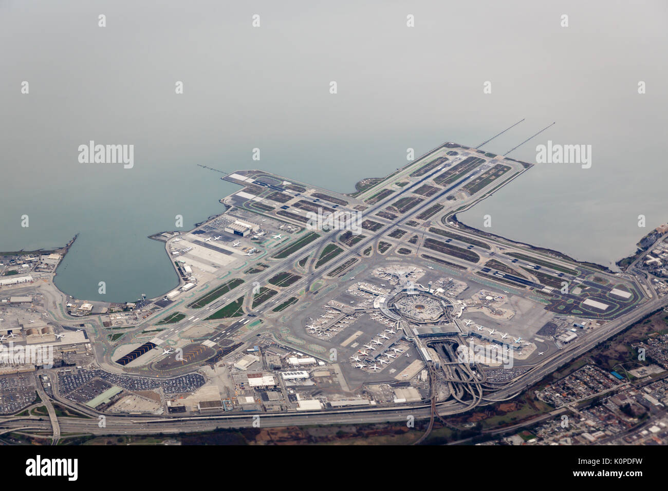 Parken Am Flughafen San Franciscao www.alamy.de