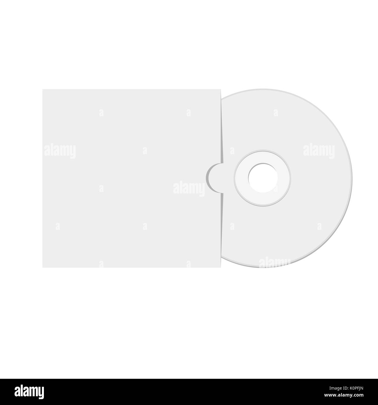 Cd oder DVD Video Disc Stockfoto