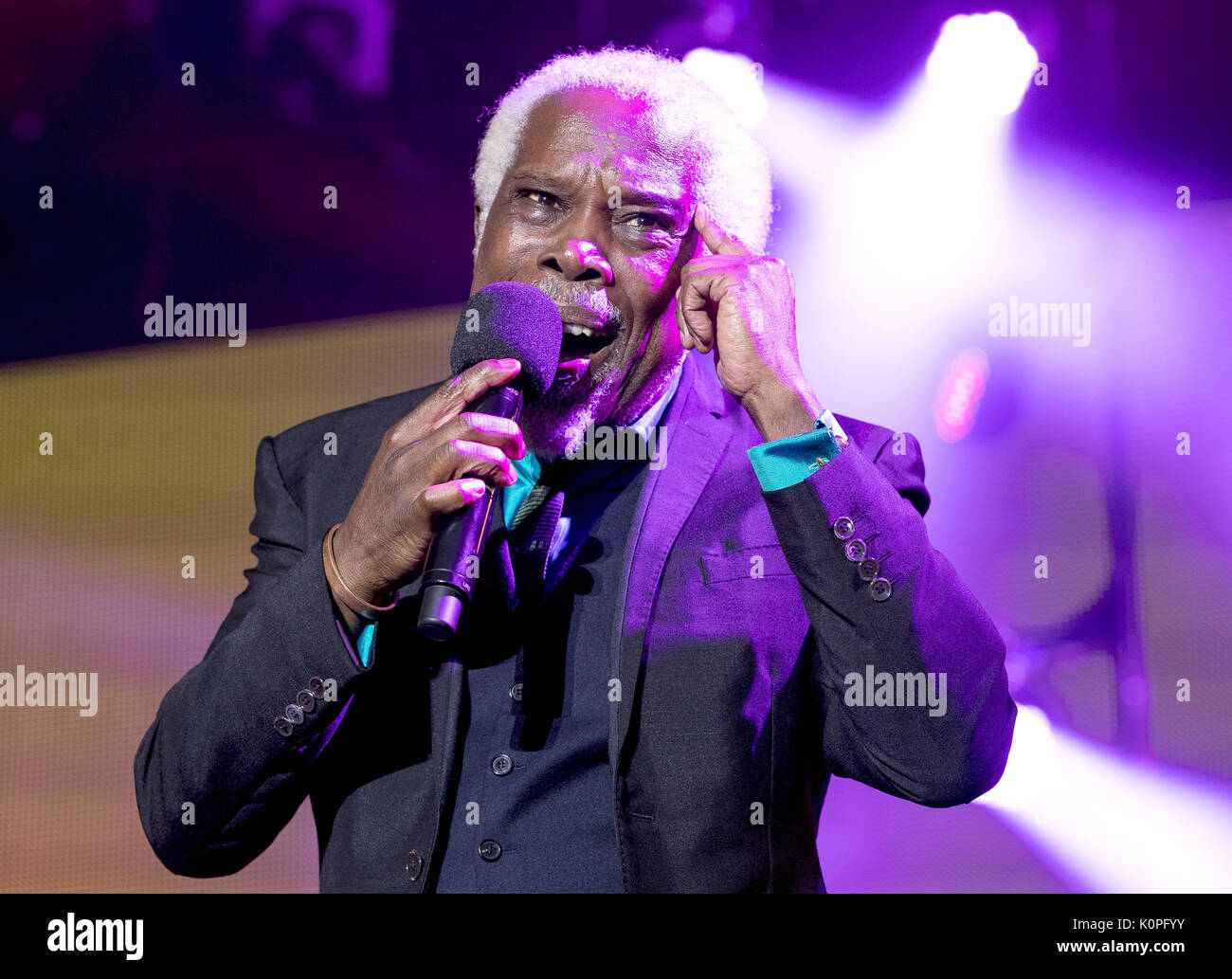 Billy Ocean führt live auf Zurückspulen Festival in Perth, Schottland Mit: Billy Ocean Wo: Perth, Großbritannien Wann: 23 Aug 2017 Quelle: Alan Rennie/WENN.com Stockfoto