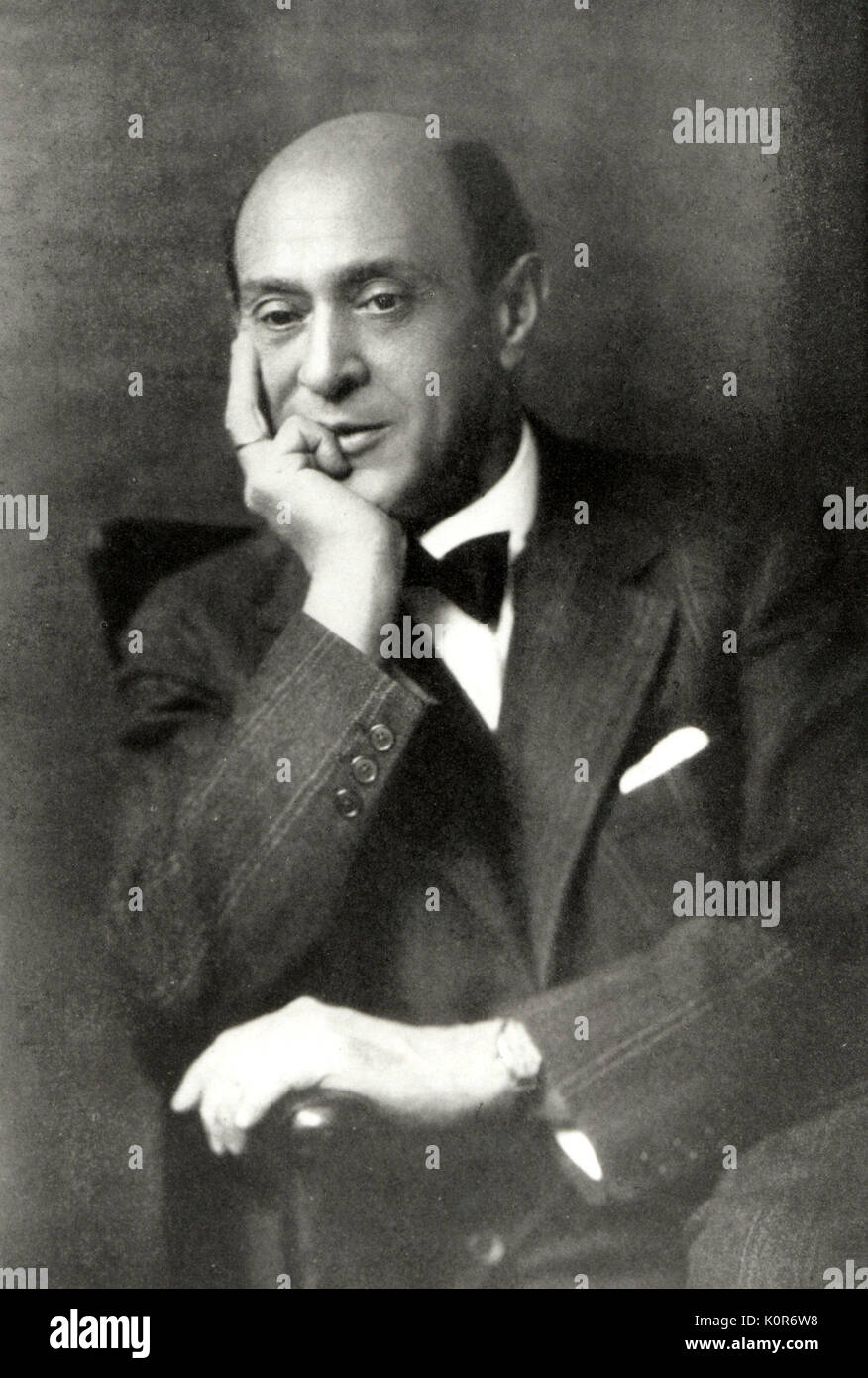 Arnold Schönberg in den 1920er Jahren hoch. Österreichischer Komponist am 13. April 1874 - vom 13. Juli 1951. Stockfoto