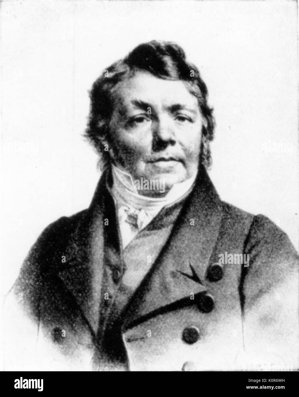 HUMMEL, Johann NEP 0 MUKA (1778-1837) ungarische Pianist und Komponist Stockfoto