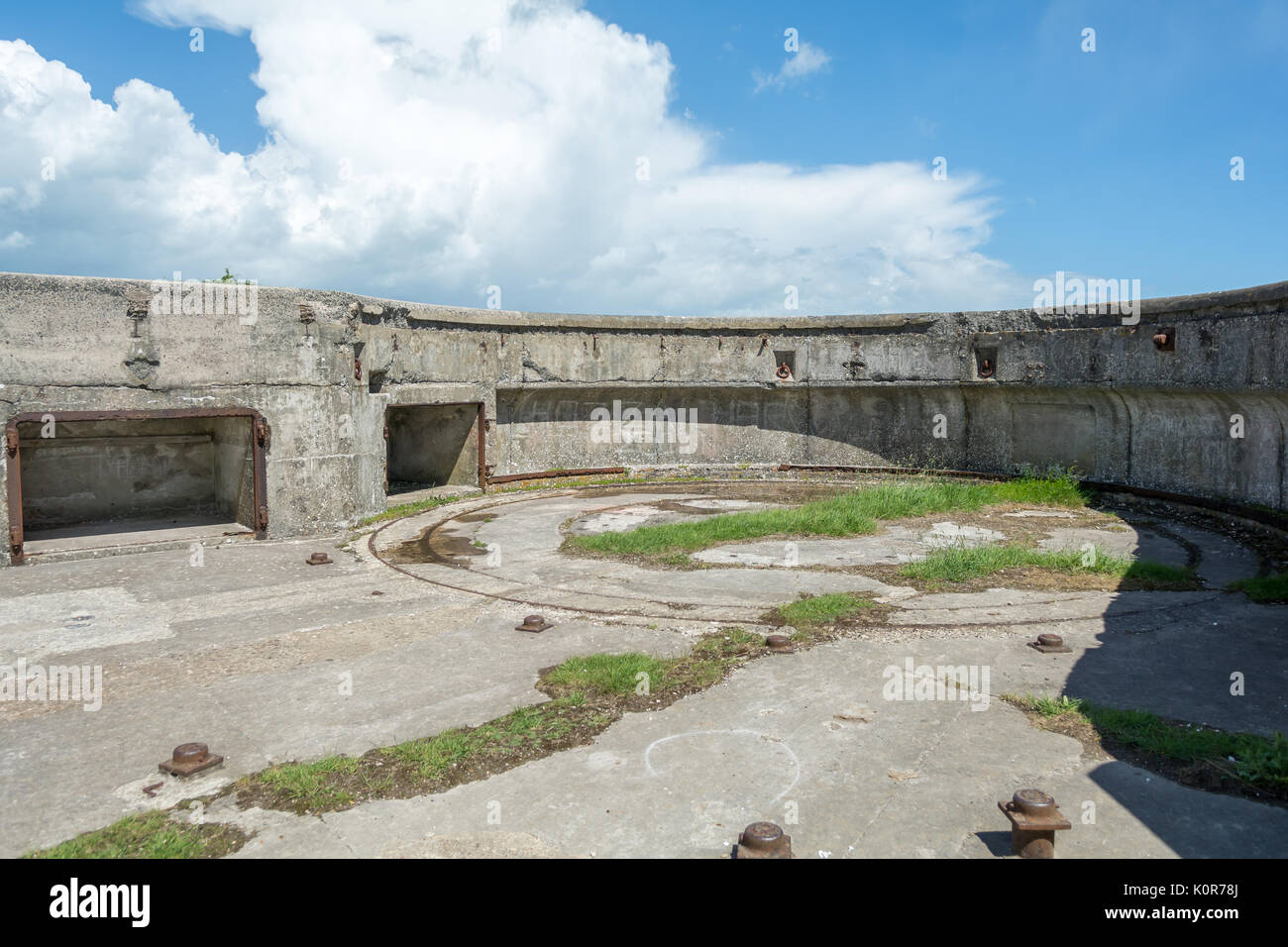 Culver unten Gun Batterie Stockfoto