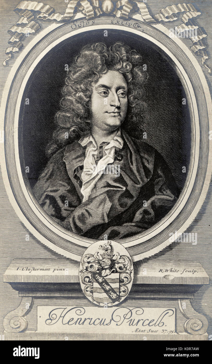 Englischen Komponisten Henry Purcell (1659-1695) Stockfoto
