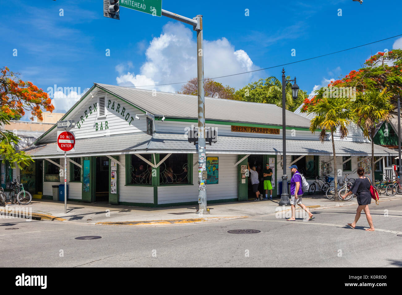 Green Parrot Bar in Key West, Florida Stockfoto