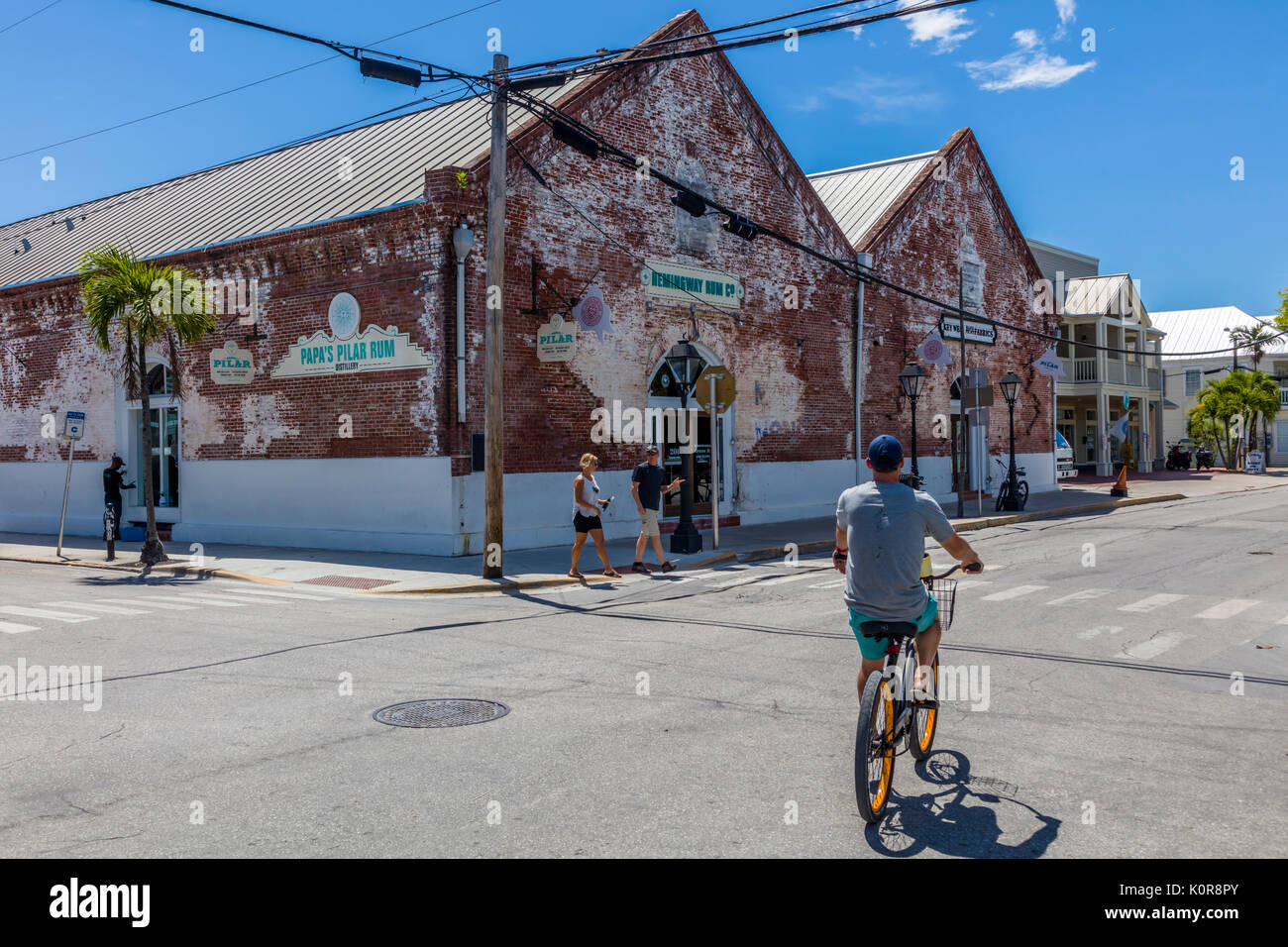 Hemingway Rum Company in Key West Florida Stockfoto