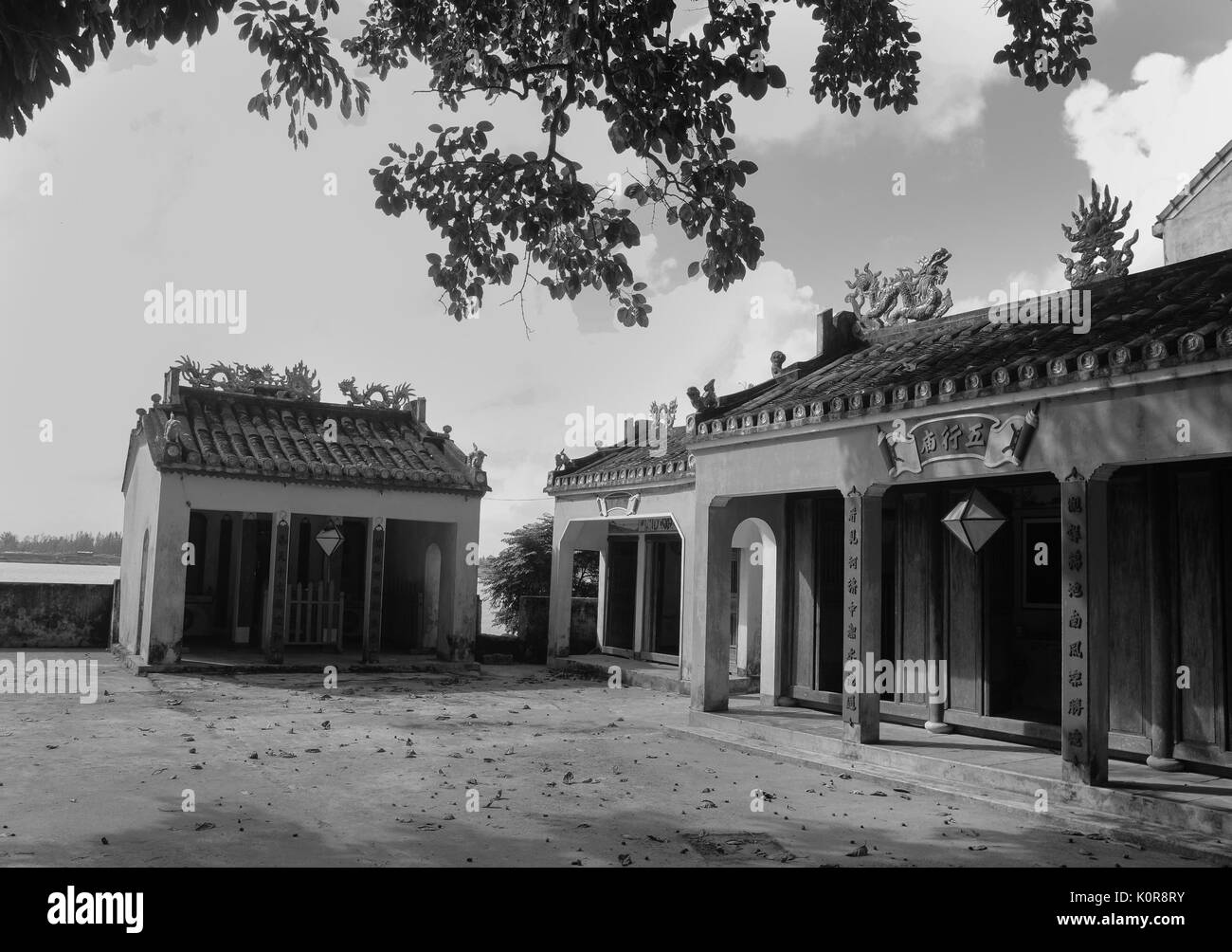 Hoi An, Vietnam - 29.November 2015. Lokale Tempel in Hoi An, Vietnam. Antike und friedlich, Hoi An ist eines der beliebtesten Ziele in Vietnam. Stockfoto