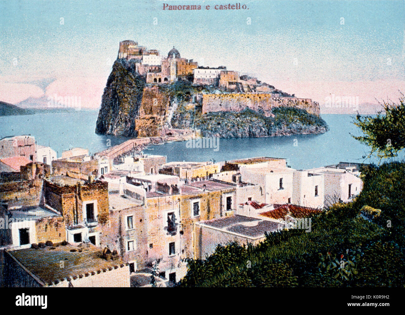 Italien - Isola d'Ischia (Insel Ischia). Komponist William Walton verbrachte viel auf dieser Insel. Stockfoto