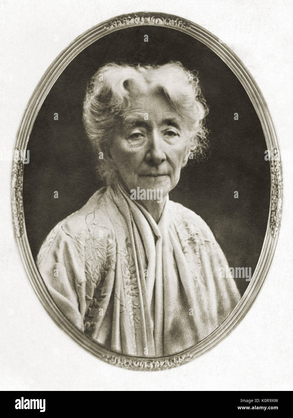 Cosima Wagner (1837-1930), Tochter von Liszt und der Gräfin Marie d'Agoult. Heiratete Hans von Bülow 1857, geschieden, Juli 18.1870, Wagner Aug 25 1870 verheiratet. Stockfoto