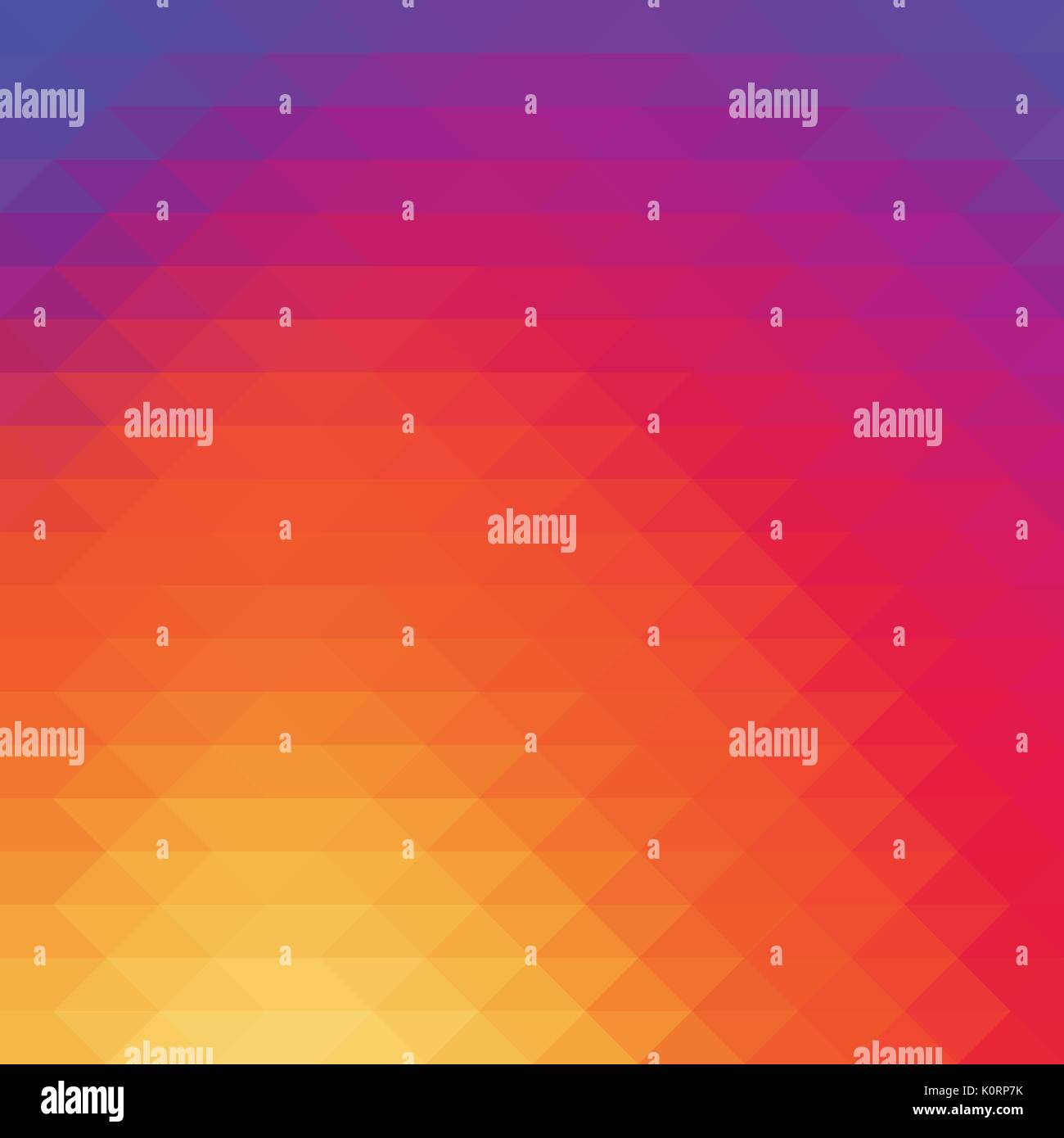 Buntes Mosaik low polygon Hintergrundbild. Vector Illustration Design. Stock Vektor