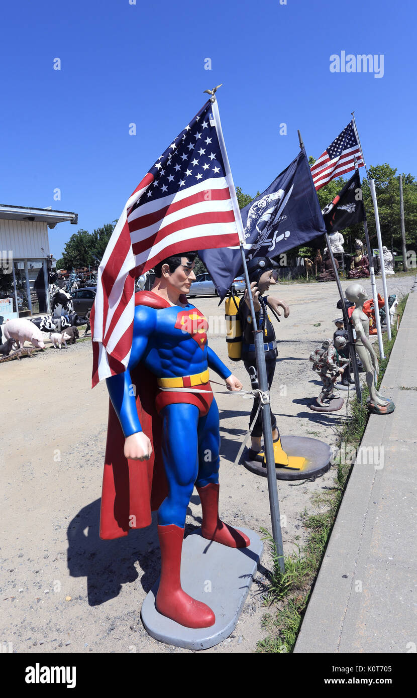 Colectible und antiken shop Southampton Long Island New York Stockfoto