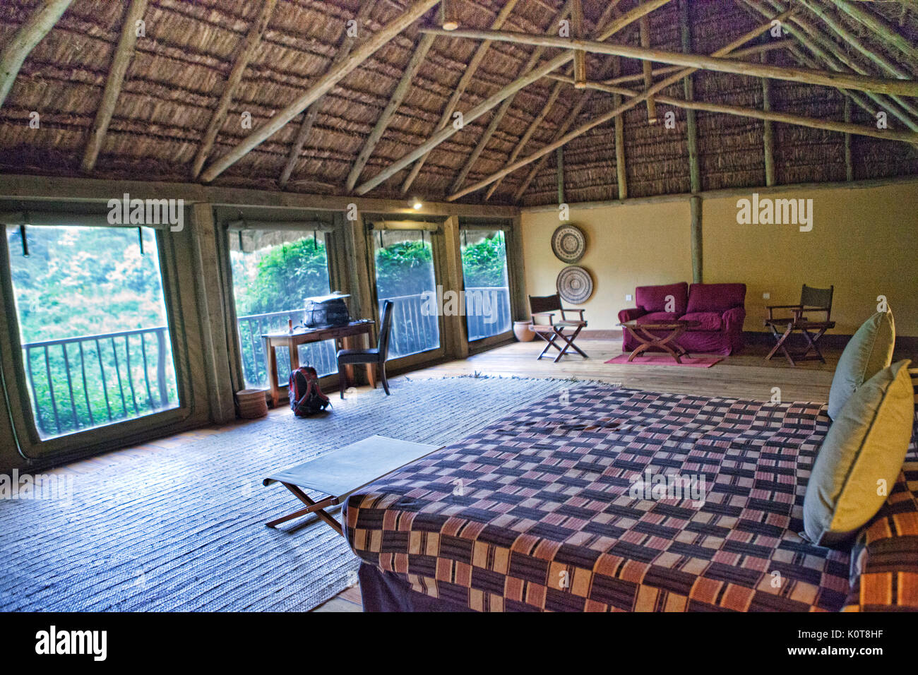 In einem Raum an der Kigio Wildlife Camp, Kenia, Afrika. Stockfoto