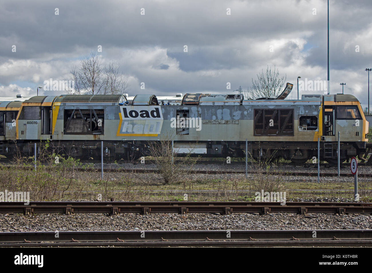 Klasse 60 seine "Schicksal erwartet Stockfoto