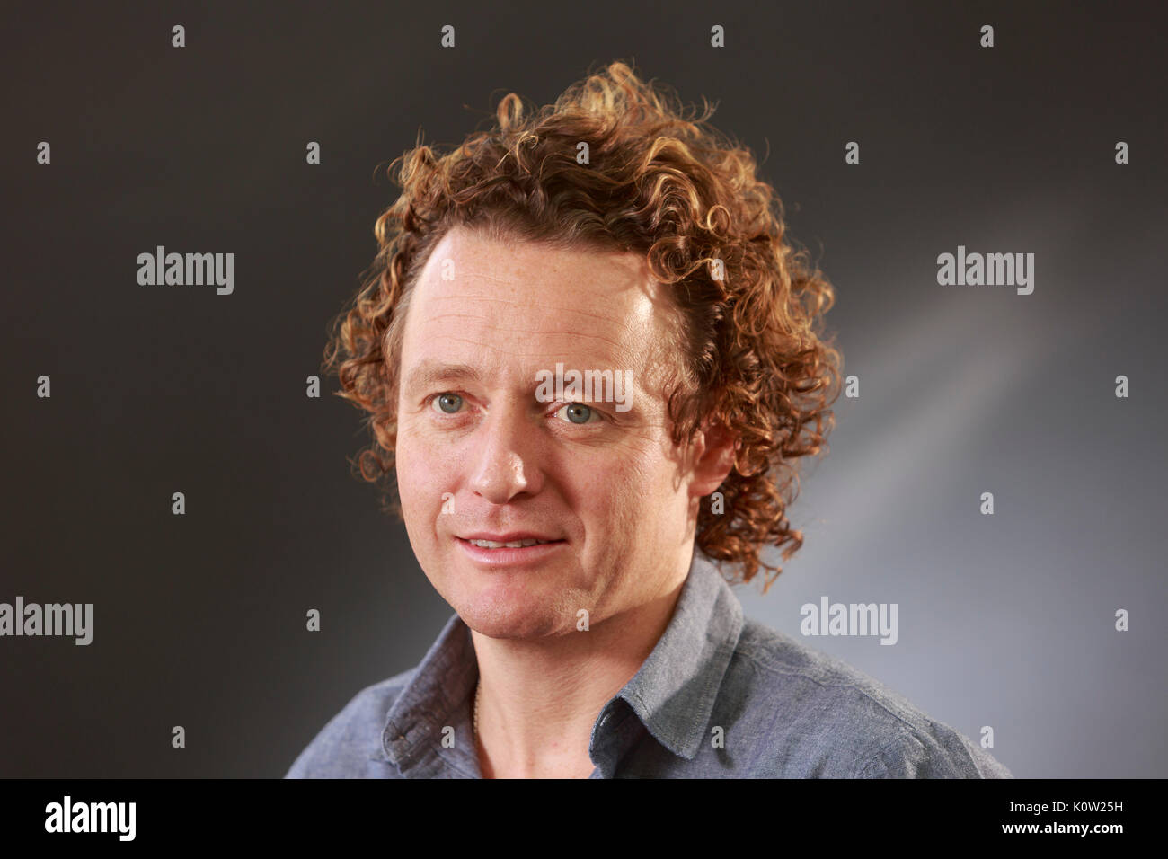 Edinburgh, Schottland 24. August. Tag 13 Edinburgh International Book Festival. Bild: Tom Kitchin, Scottish Chief, Frances Technik im schottischen Produkte verwenden. Credit: Pako Mera/Alamy leben Nachrichten Stockfoto