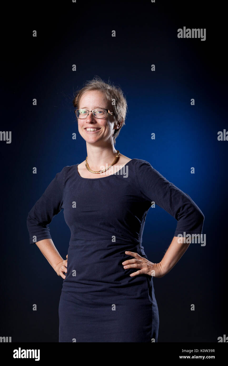 Edinburgh, Großbritannien. 24. August 2017. Elly Blau, der amerikanische Schriftsteller und Aktivist, beim Edinburgh International Book Festival erscheinen. Gary Doak/Alamy leben Nachrichten Stockfoto