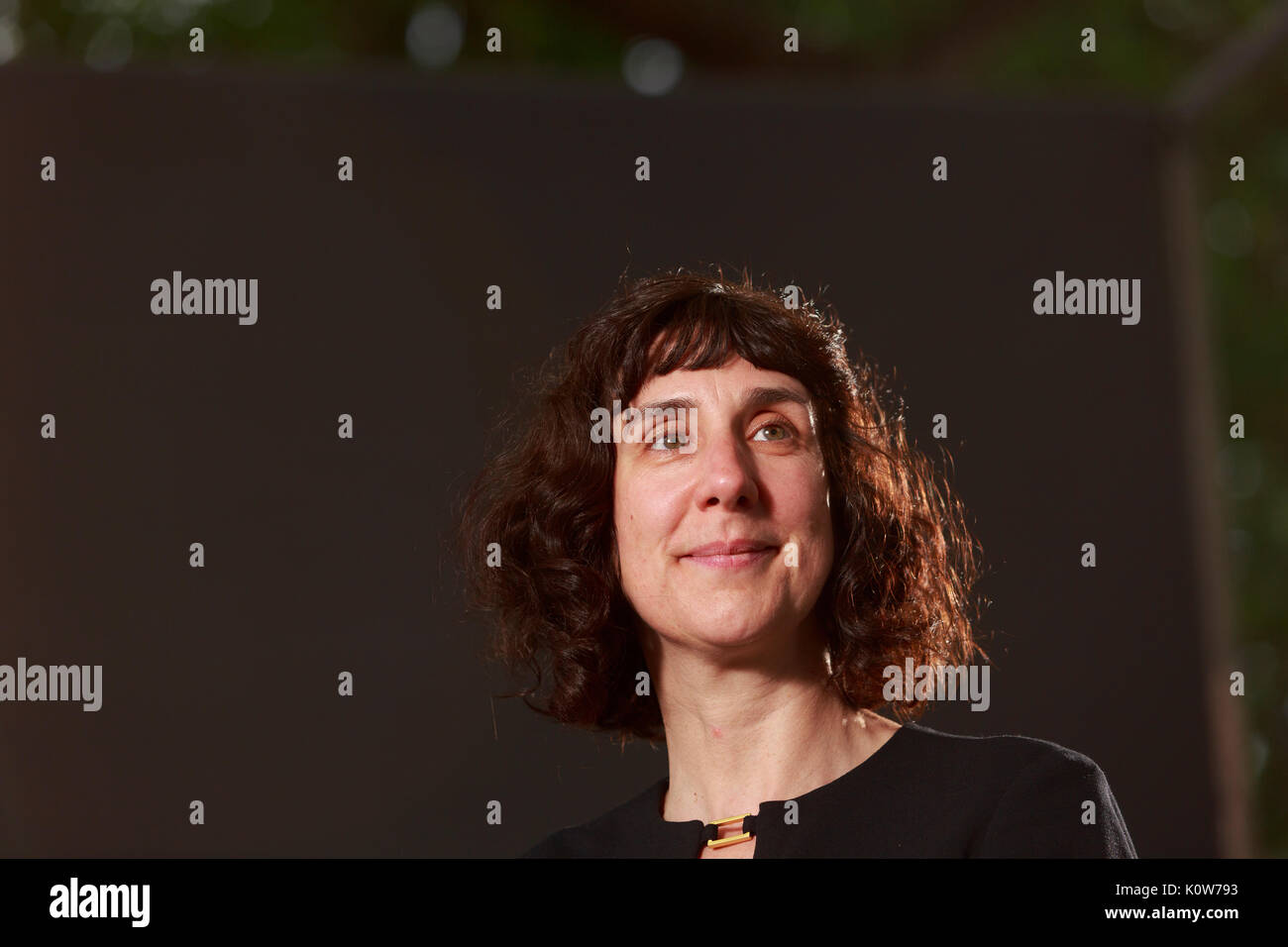 Edinburgh, Schottland 25. August. Tag 14 Edinburgh International Book Festival. Im Bild: Sinéad Morrissey ist eine irische Dichter. Credit: Pako Mera/Alamy leben Nachrichten Stockfoto