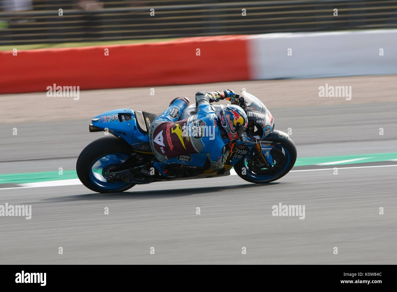 Silverstone, 25. August 2017 Jack Miller (Australien) bei Drehzahl auf seiner Honda auf der OCTO britischen MotoGPSilverstone, 25. August 2017 während der OCTO britischen MotoGP-Wochenende Stockfoto