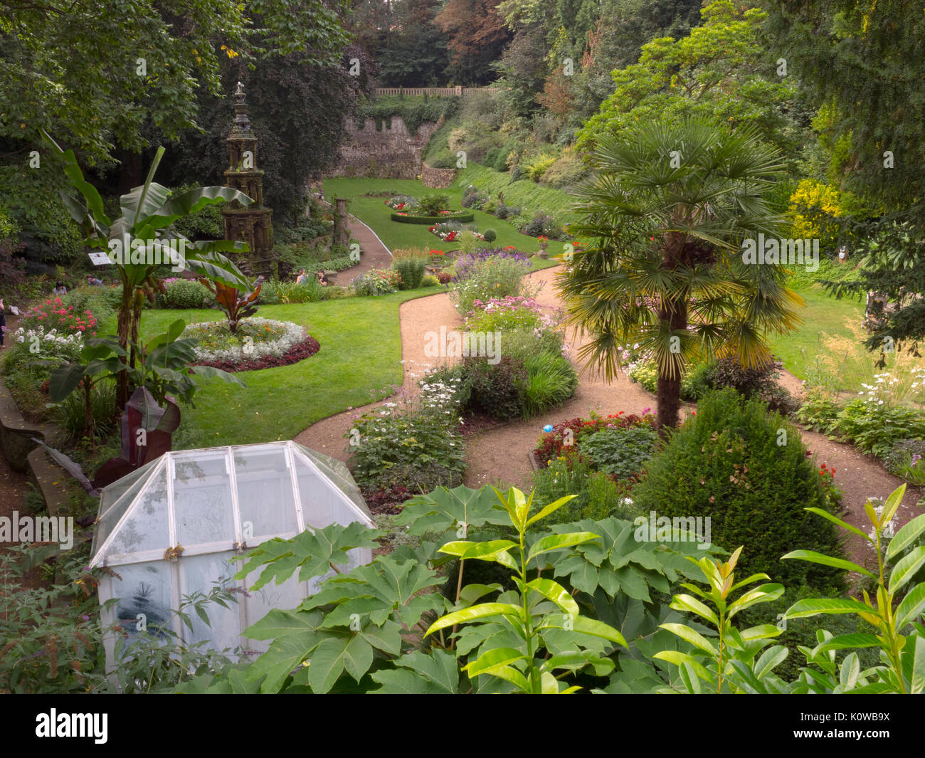 Die Plantage ist ein Garten restaurierten Viktorianischen Garten in Earlham Road, Norwich Norfolk entfernt Stockfoto Die Plantage ist ein Garten restaurierten Viktorianischen Garten in Earlham Road, Norwich Norfolk entfernt Stockfoto