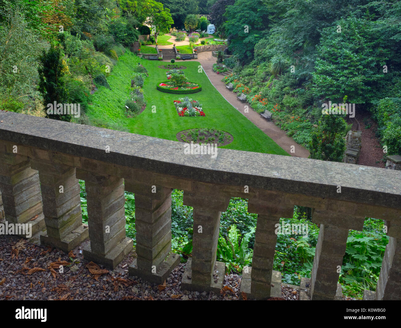 Die Plantage ist ein Garten restaurierten Viktorianischen Garten in Earlham Road, Norwich Norfolk entfernt Stockfoto Die Plantage ist ein Garten restaurierten Viktorianischen Garten in Earlham Road, Norwich Norfolk entfernt Stockfoto