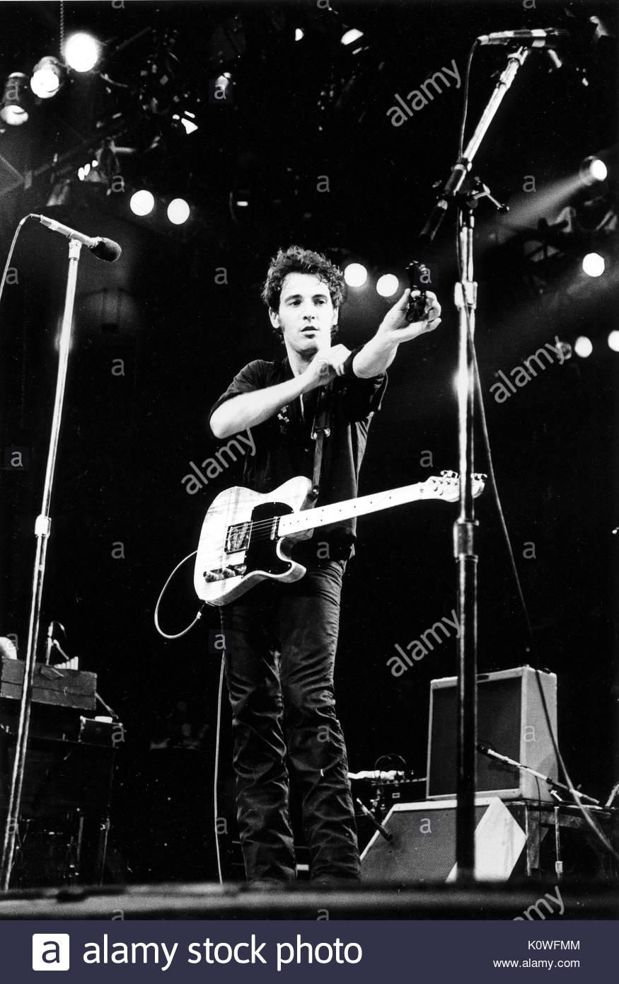 Bruce Springsteen Fuhrt Auf Dem No Nukes Festival Madison Square