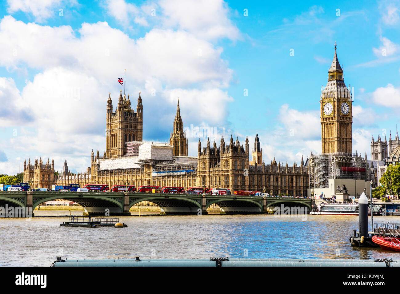 Big Ben, Houses of Parliament, Big Ben, Houses of Parliament London UK, London Bridge, London, Großbritannien, England, Grossbritannien, Big Ben London UK clock Stockfoto