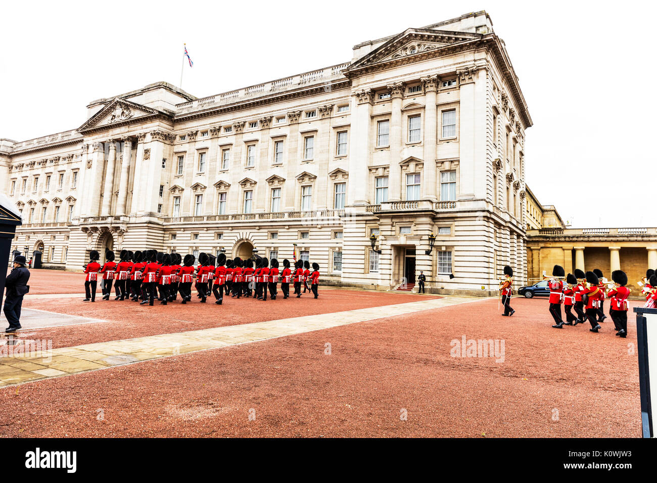 Die wachablösung der Buckingham Palace, die Wachablösung, die