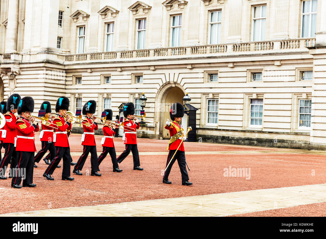 Die wachablösung der Buckingham Palace, die Wachablösung, die