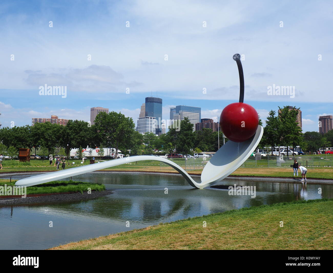 Die Minneapolis Sculpture Garden Stockfoto