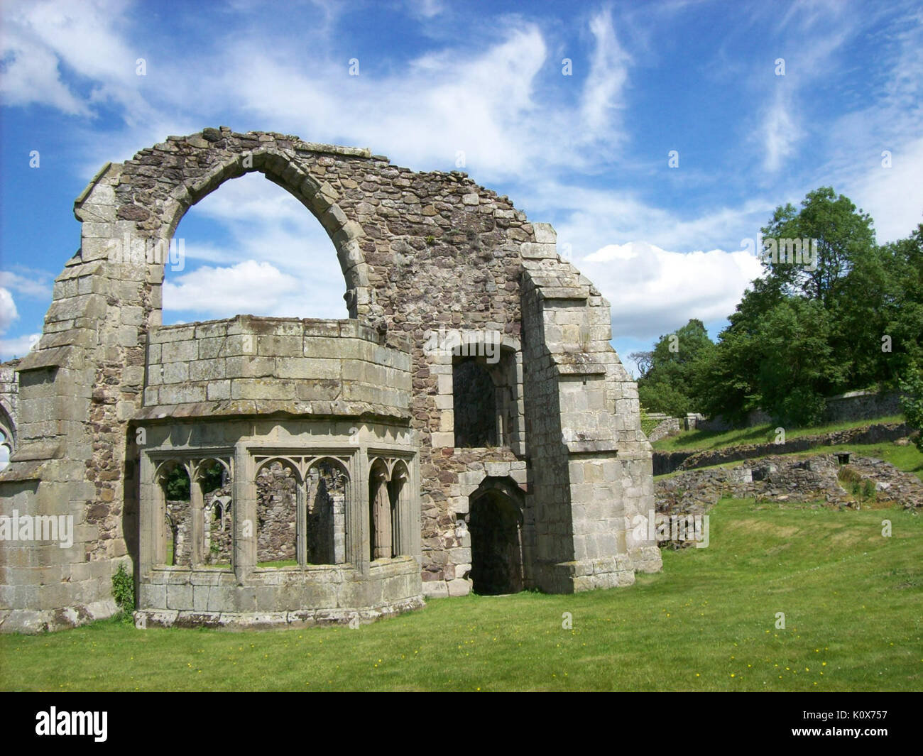 Abbot's Unterkünfte, Haughmond Abbey Stockfoto