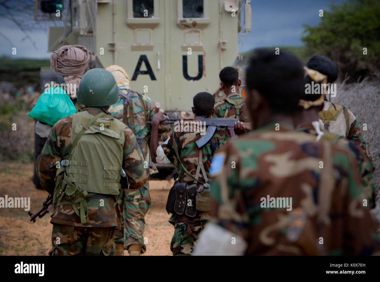 Die AMISOM&Somali National Army operation Afgoye Korridor 2. Tag 15 (7300508490) Stockfoto