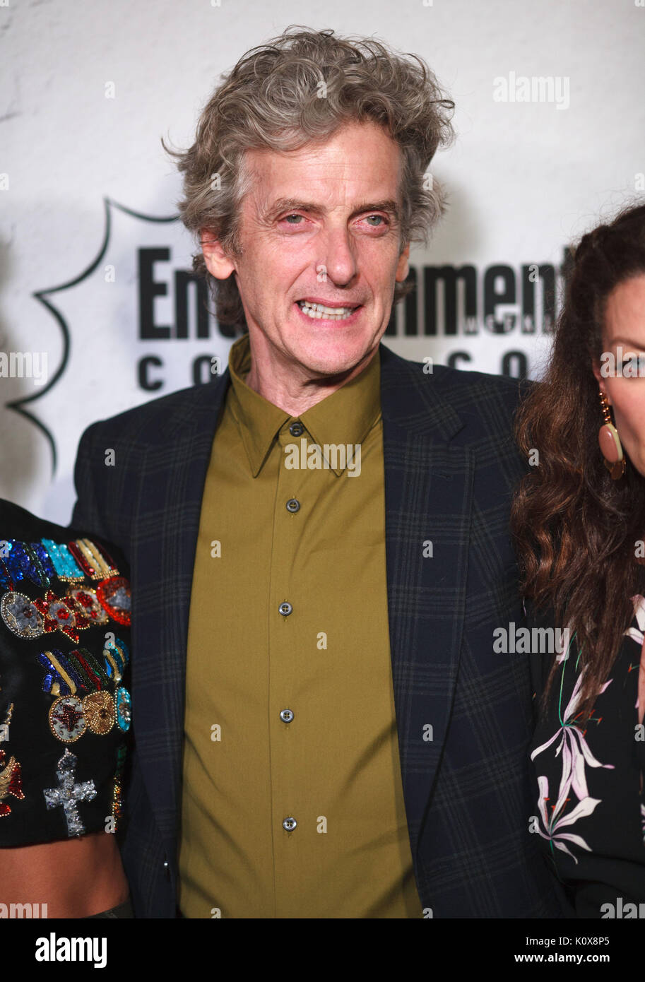 Entertainment Weekly Comic Con Party im Hard Rock Hotel - Anreise Mit: Peter Capaldi Wo: San Diego, Kalifornien, USA Wann: 23 Aug 2017 Quelle: Tony Forte/WANN Stockfoto