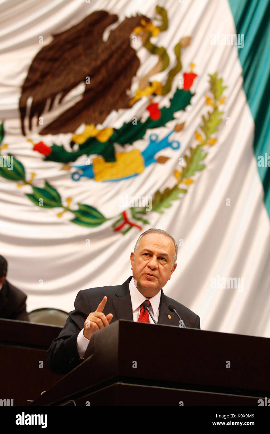 Alberto Kurioses Naime, mexikanischer Politiker PRI. Stockfoto