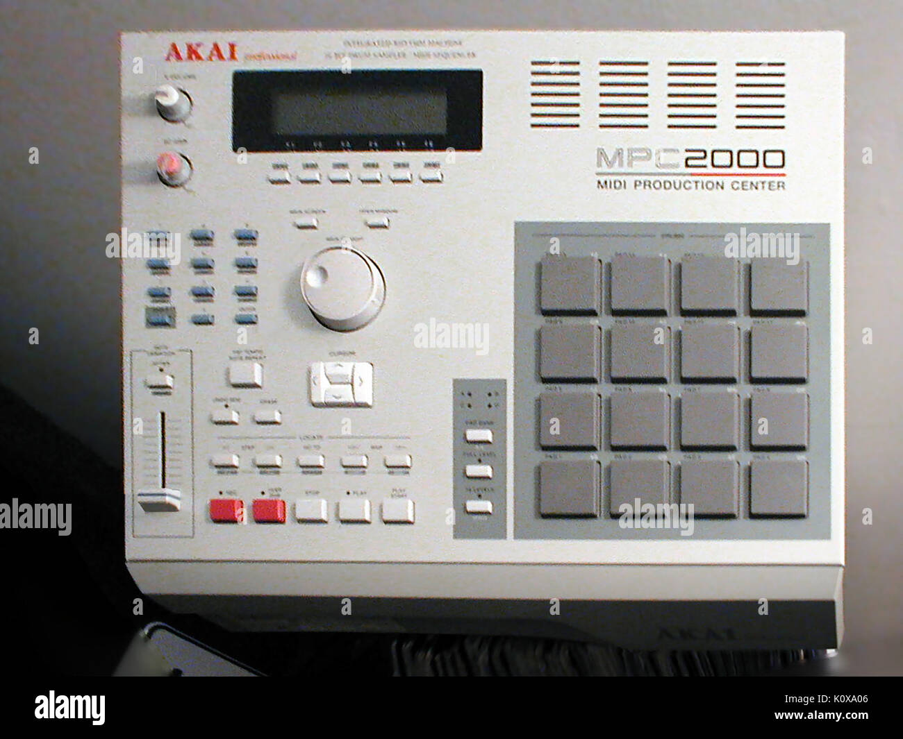 Akai MPC 2000 (vorne) Stockfoto
