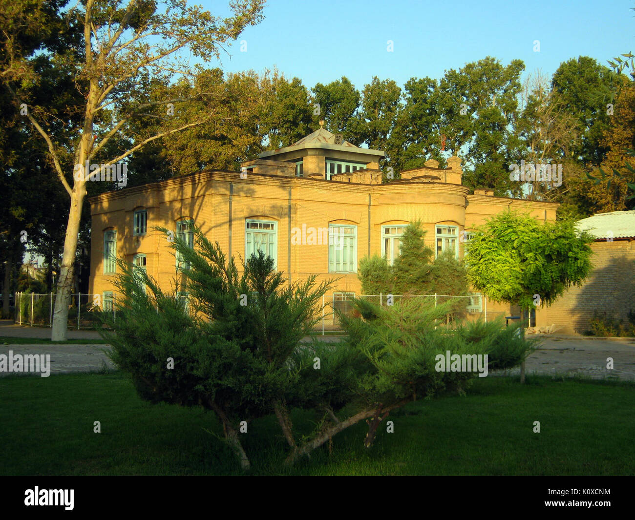 Amin Al Islami Garten tress am Morgen 4. Stockfoto