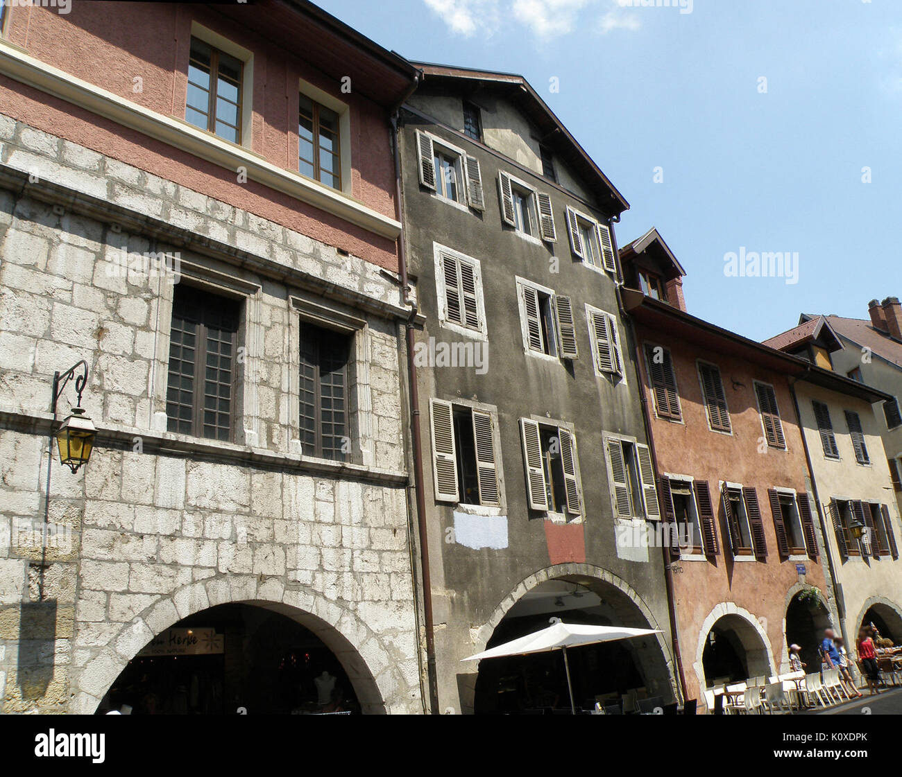 Annecy Rue Sainte Claire 2 Stockfoto