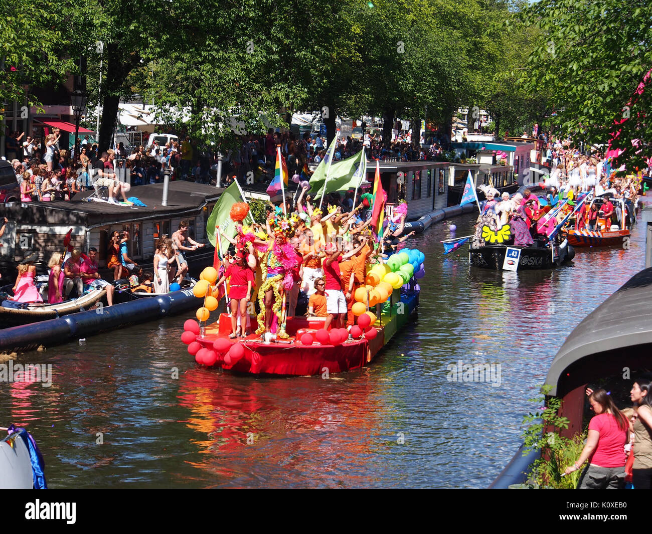 Amsterdam Gay Pride 2013 pic 21. Stockfoto