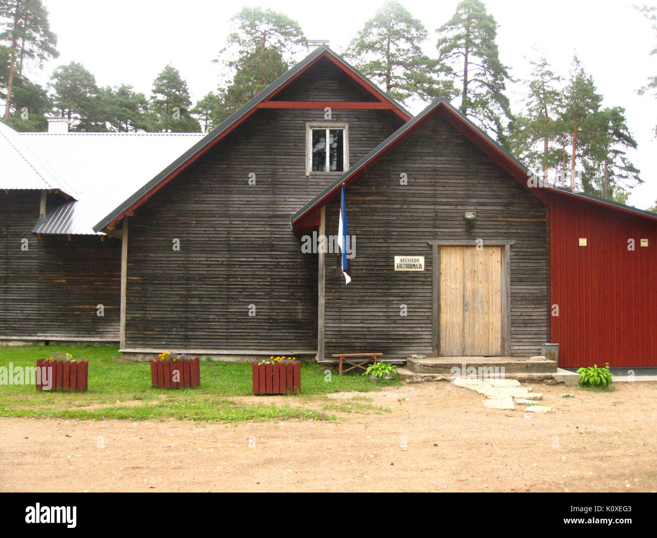 Aegviidu Kultur Zentrum Stockfoto