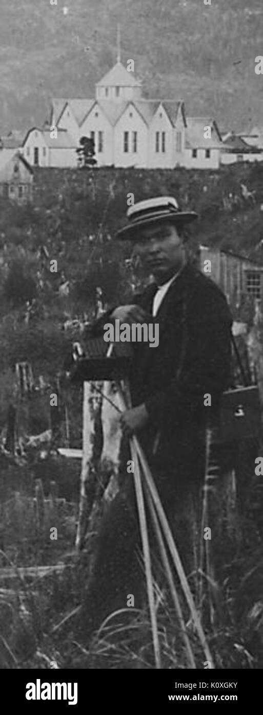 Benj. Haldane w Kamera Stockfoto