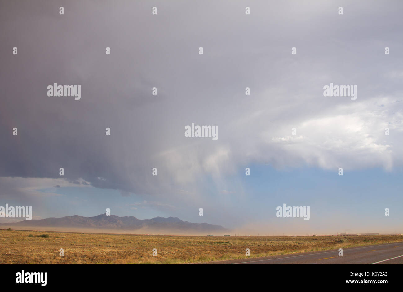 Eine Desert storm rolling in, Arizona Stockfoto