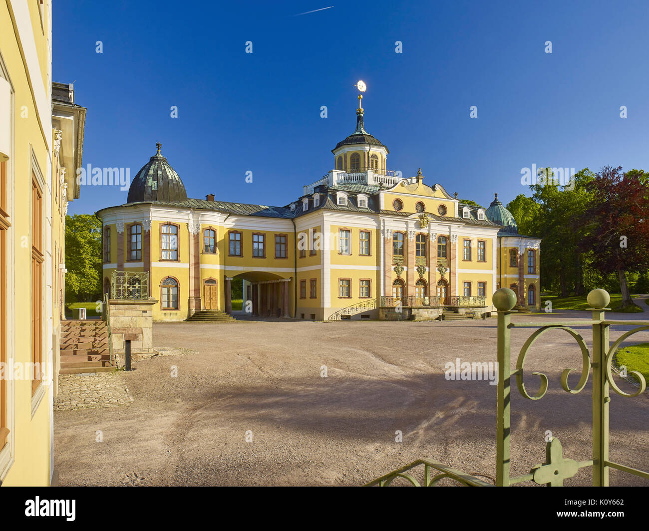 Das Schloss Belvedere in der Nähe von Weimar, Thüringen, Deutschland Stockfoto