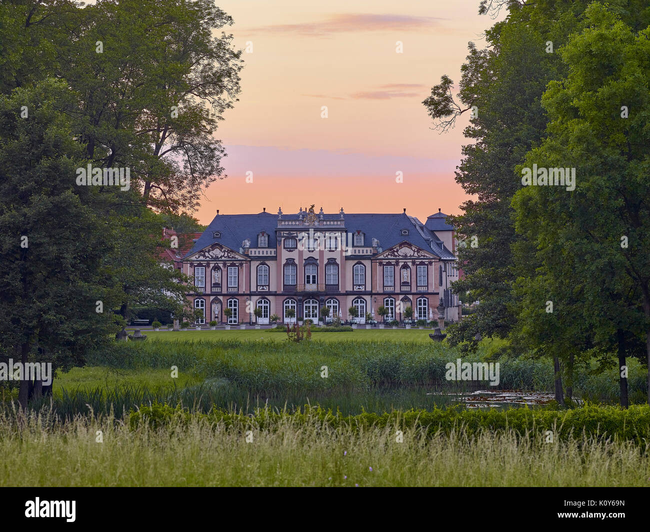 Schloss Molsdorf - in der Nähe von Erfurt, Thüringen, Deutschland Stockfoto