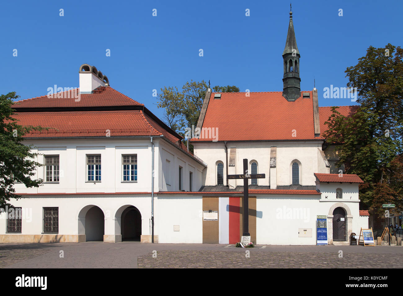 Kirche von Saint Giles in Krakau, Polen. Stockfoto