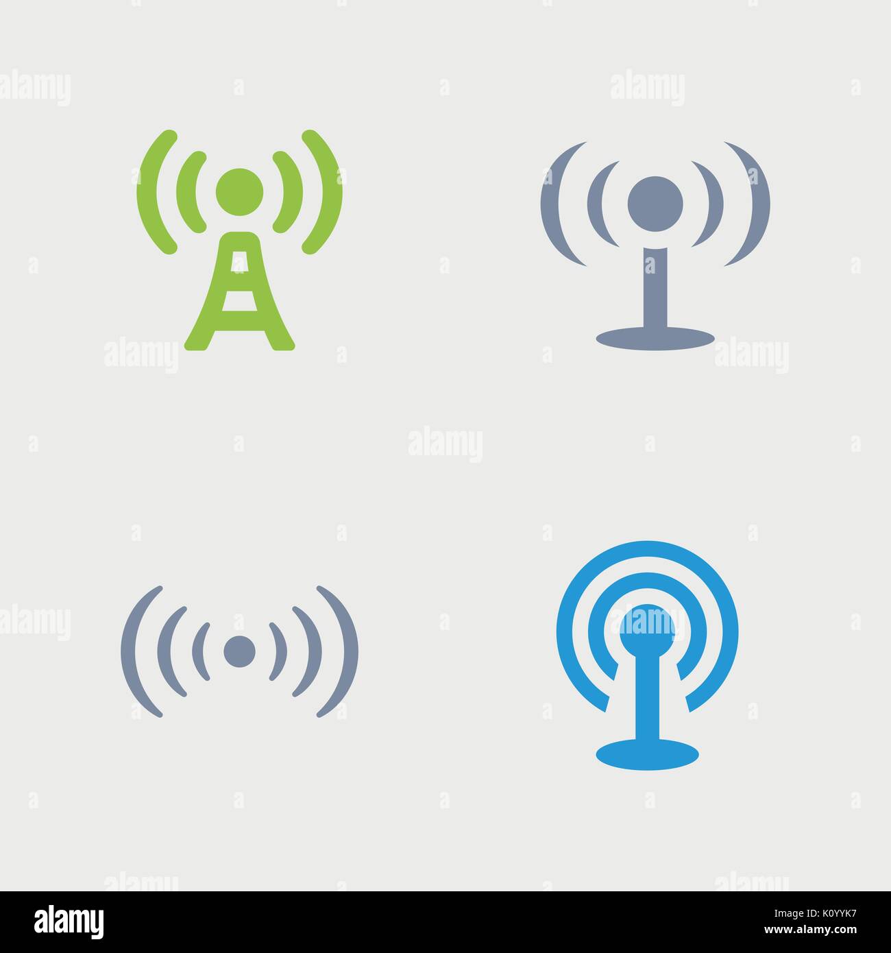 Ein Satz von 4 Professional, pixel-perfect Icons auf einem 32 x 32 Pixel Raster ausgelegt. Stock Vektor