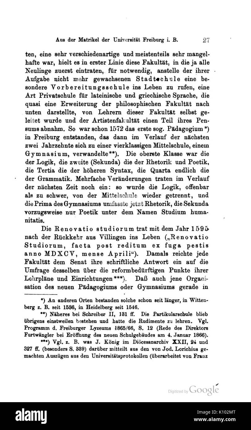 Alemannia XXIX 027 Stockfoto