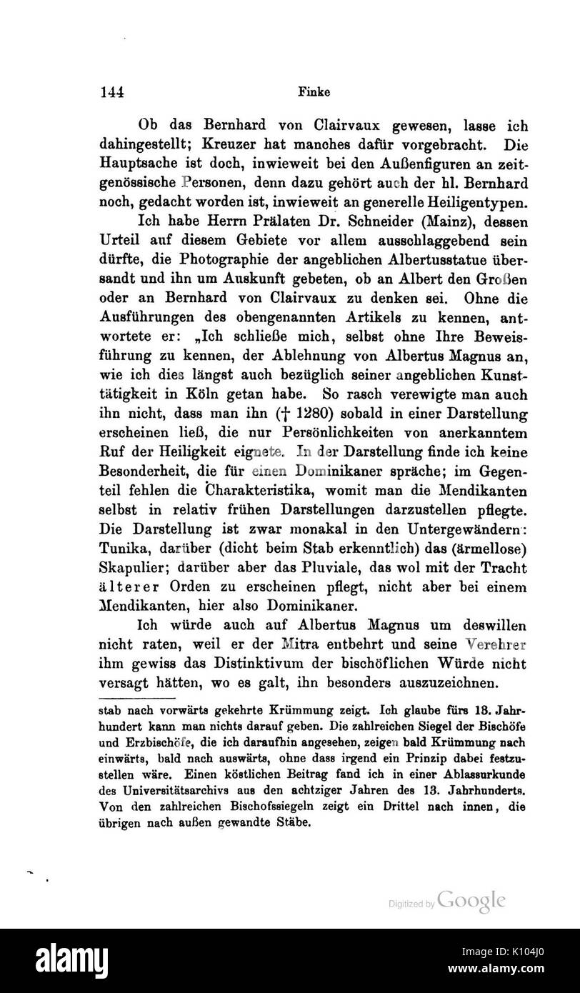 Alemannia XXIX 144 Stockfoto