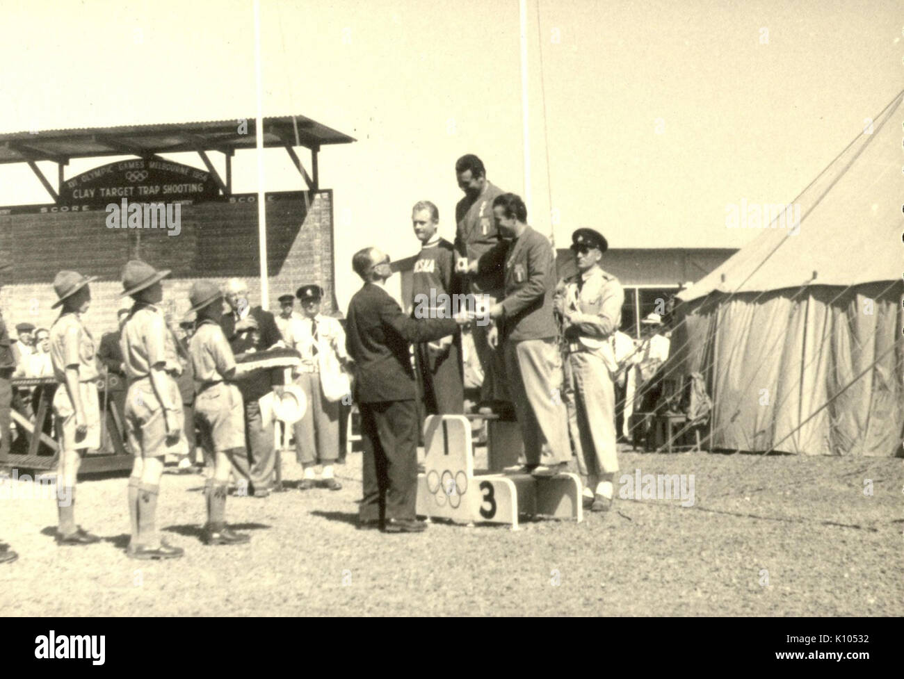 Alessandro Ciceri Olympische Spiele 1956 Stockfoto